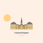 my illustration of copenhagen, denmark