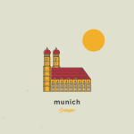 my illustration of munich, germany