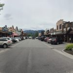Street view in downtown Whitefish, Montana