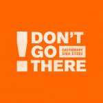made up logo for don't go there