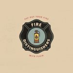made up logo for fire distinguishers