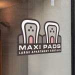 bob's burgers maxi pads logo mockup
