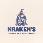 kraken's fish & ships logo