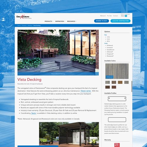 deckorators website