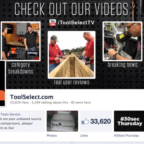 facebook page for toolselect