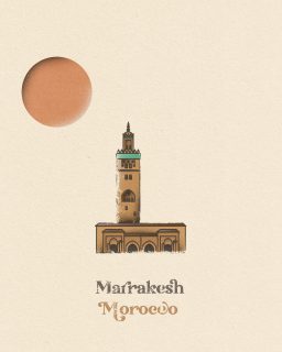 my 2023 exhibition print for marrakesh