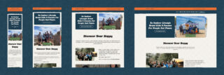 happy people hike responsive mockups
