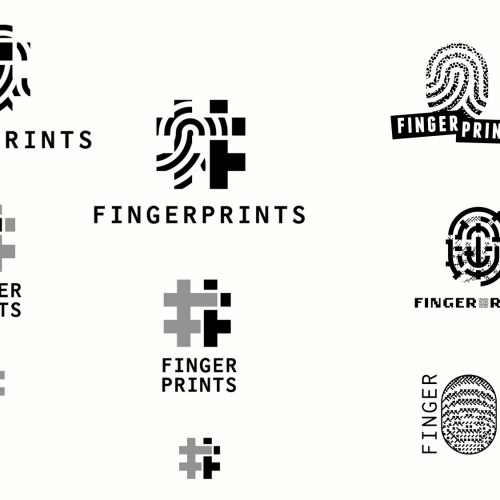 fingerprintsdao logo first ideation